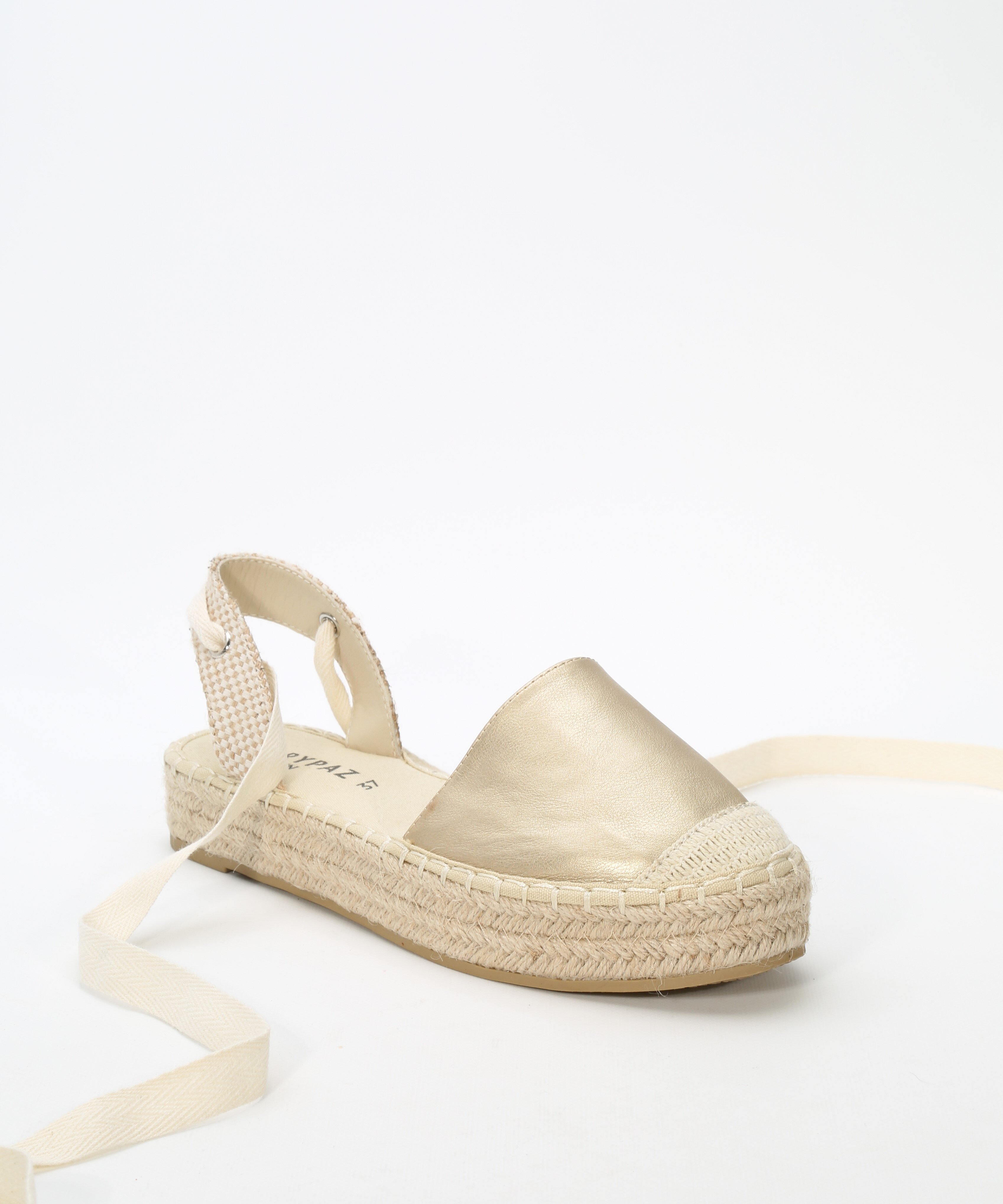 Alpargata plana atada image number null